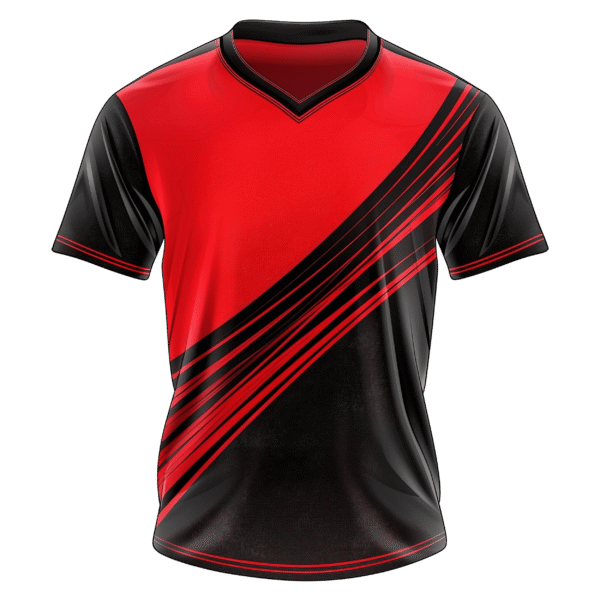 Red and Black Jersey